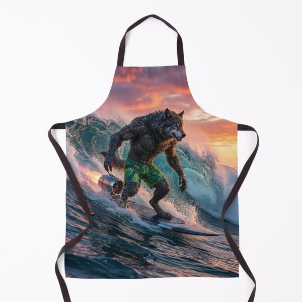 Item preview, Surfin' Werewolf designed and sold by Tridentulus.