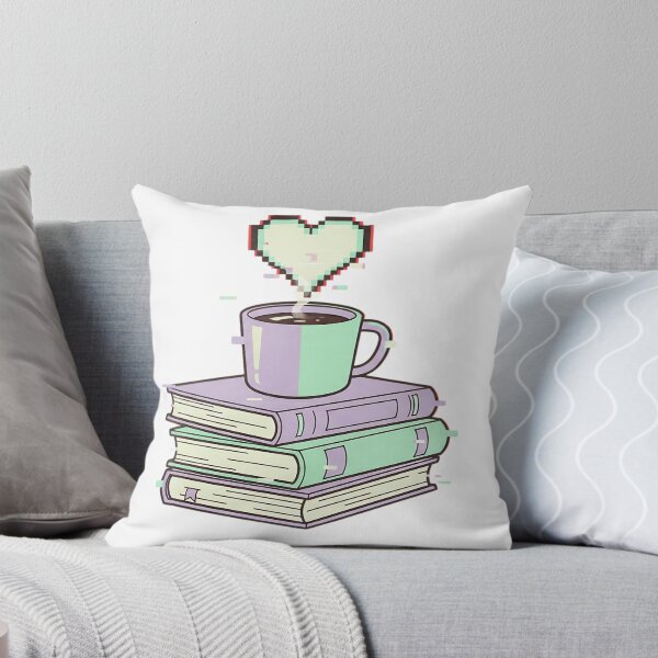 Item preview, Lo-Fi Reading Vibes Retro Glitch Bookstack designed and sold by HoruxDesign.