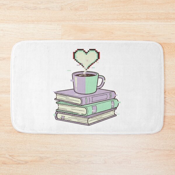 Item preview, Lo-Fi Reading Vibes Retro Glitch Bookstack designed and sold by HoruxDesign.