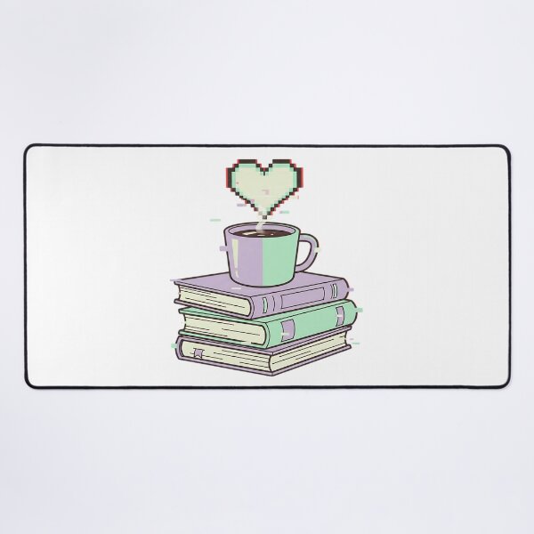 Item preview, Lo-Fi Reading Vibes Retro Glitch Bookstack designed and sold by HoruxDesign.
