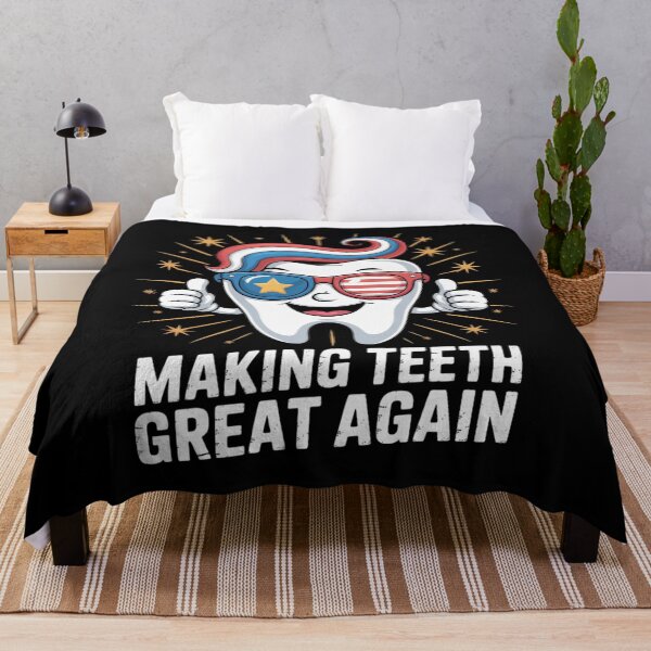 Item preview, Funny Dentist Tooth USA Making Teeth Great Again designed and sold by Rrettgison.