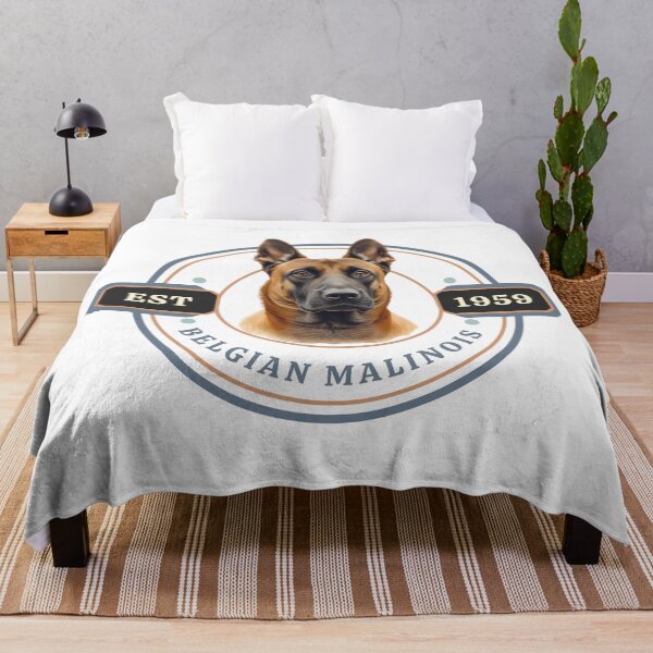 Item preview, Belgian Malinois Classic Heritage Dog Breed Emblem – Vintage Working Canine Design designed and sold by TheFlannelDog.