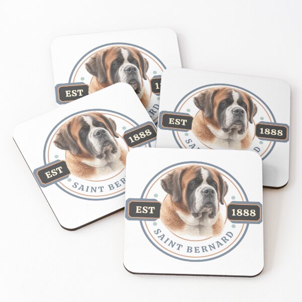 Item preview, Saint Bernard Classic Heritage Dog Breed Emblem – Vintage Alpine Rescue Design designed and sold by TheFlannelDog.