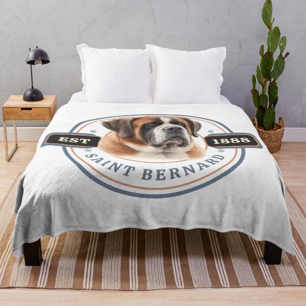 Item preview, Saint Bernard Classic Heritage Dog Breed Emblem – Vintage Alpine Rescue Design designed and sold by TheFlannelDog.