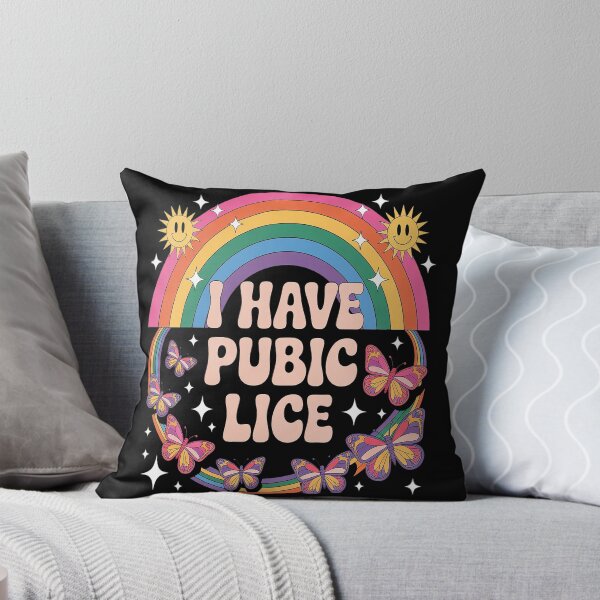 Item preview, I Have Pubic Lice Funny Retro Offensive Inappropriate Meme designed and sold by Lucaseinar.