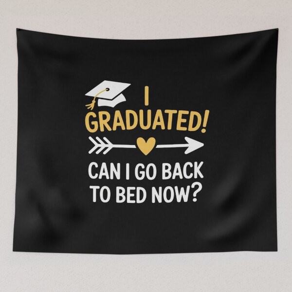 Item preview, Funny Graduation Shirt – I Graduated Can I Sleep Now designed and sold by Rrettgison.