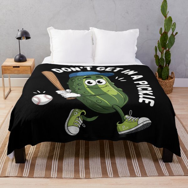 Item preview, Don't Get In A Pickle Funny Baseball designed and sold by heupelipocko.