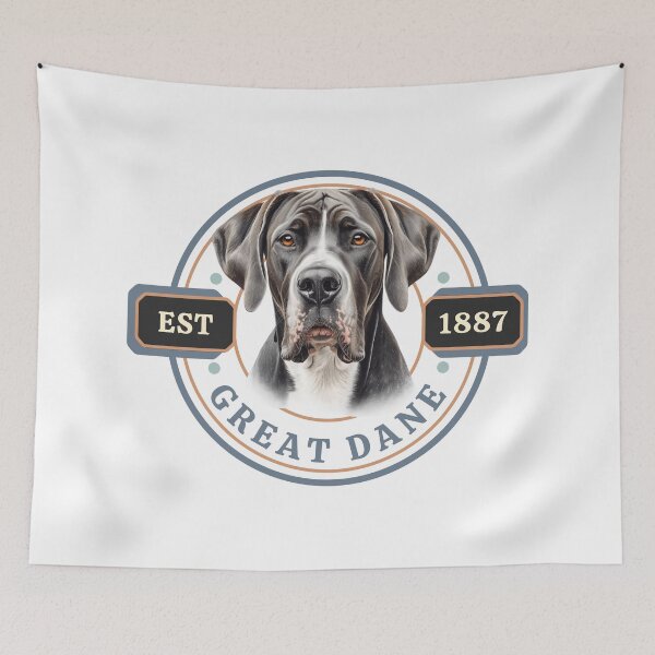 Item preview, Great Dane – Classic Breed Heritage Emblem designed and sold by TheFlannelDog.