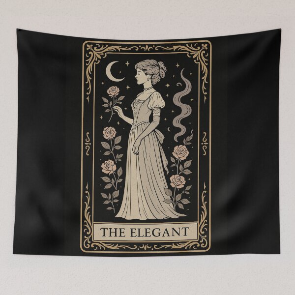Item preview, The Elegant Vintage Tarot Style Woman designed and sold by Mouraludia.