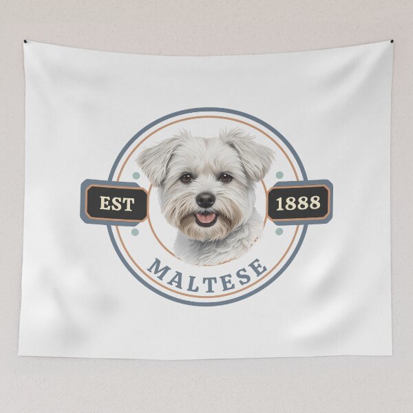 Item preview, Maltese – Classic Breed Heritage Emblem designed and sold by TheFlannelDog.