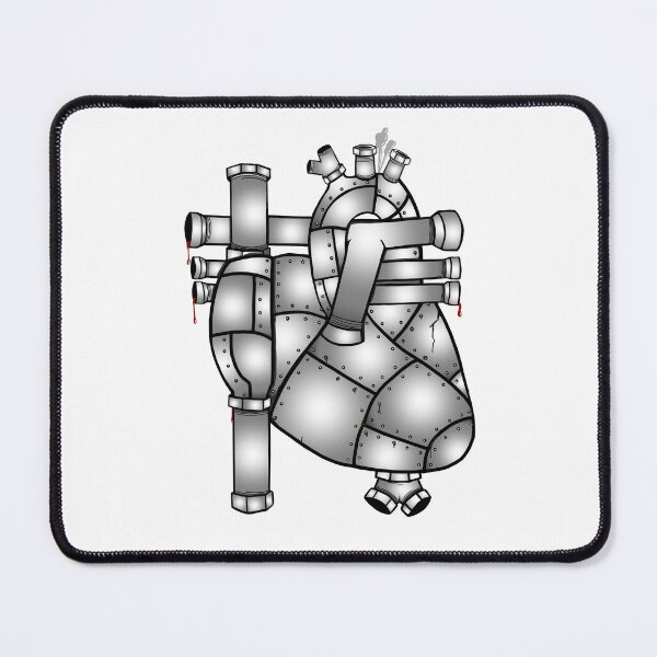 Item preview, metal heart designed and sold by Blockhead Designs.