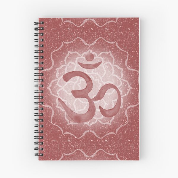 Item preview, OM Mandala Dark Watercolor Bija - Ruby designed and sold by Irene Estelle.