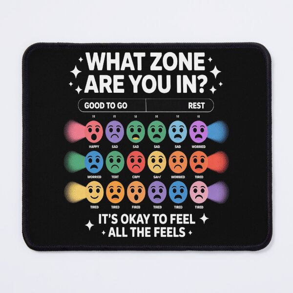 Item preview, What Zone Are You In Emotions and Feelings Awareness designed and sold by orlodrake.
