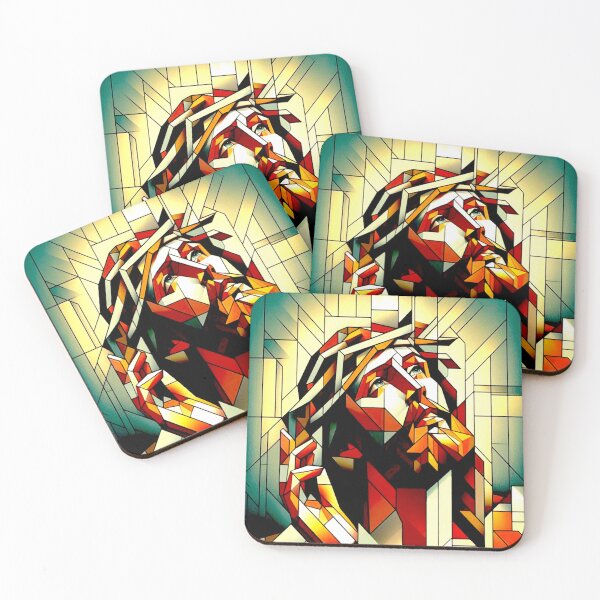 Item preview, Jesus Abstract Portrait designed and sold by ViaARTfactory.