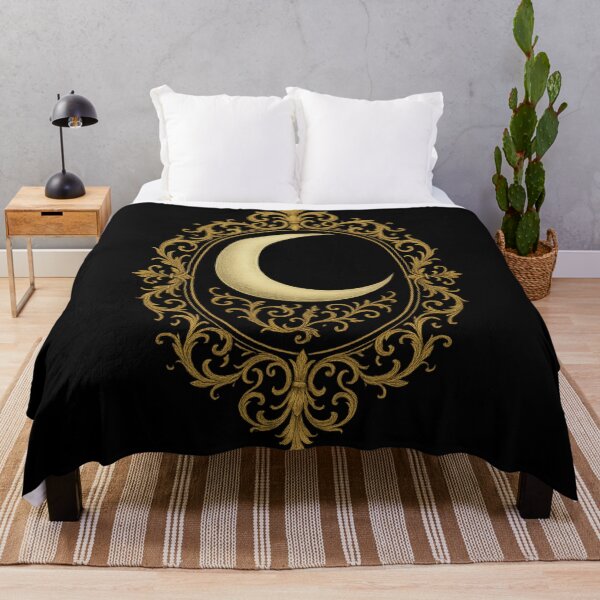 Item preview, Ornate Crescent Moon Gold Frame designed and sold by Mouraludia.