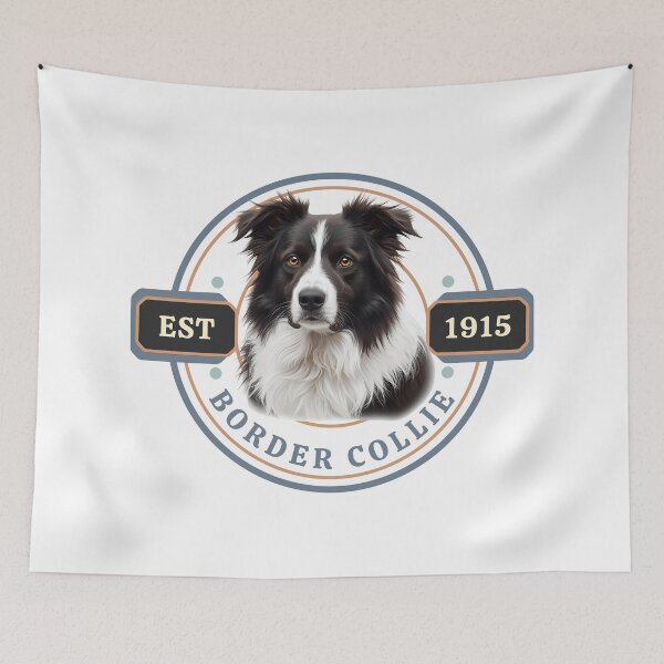 Item preview, Border Collie – Classic Dog Breed Heritage Emblem designed and sold by TheFlannelDog.