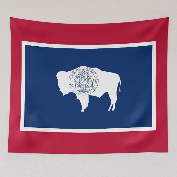 Item preview, Wyoming flag designed and sold by rheyes.