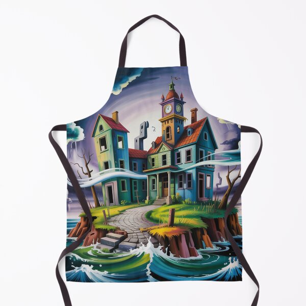Item preview, А haunting ghost town perched on a mysterious island. designed and sold by Lilashakti ⭐️ ⭐️ ⭐️ ⭐️ ⭐️.