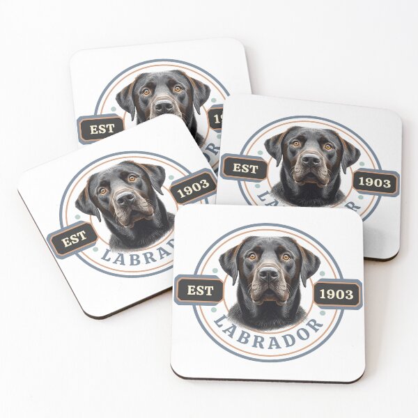 Item preview, Black Labrador – Classic Dog Breed Heritage Emblem designed and sold by TheFlannelDog.