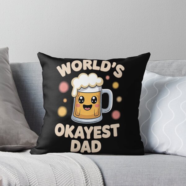 Item preview, World's Okayest Dad Beer Humor Fathers Day Drinker designed and sold by orlodrake.