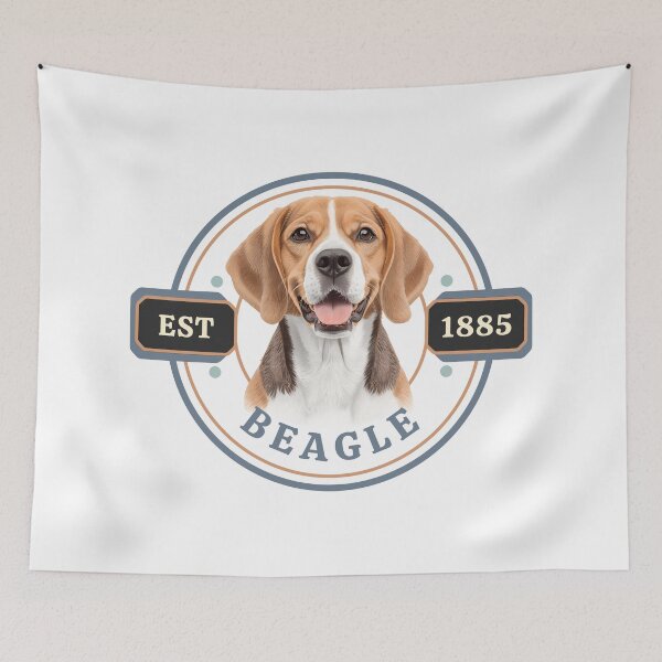 Item preview, Beagle – Classic Dog Breed Heritage Emblem designed and sold by TheFlannelDog.