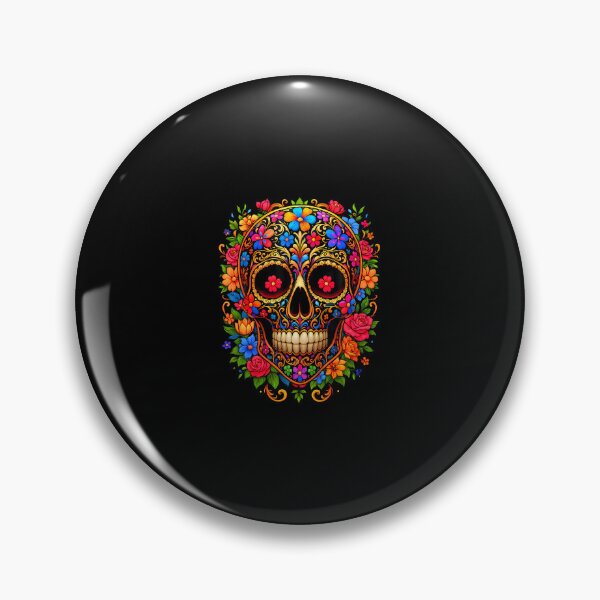 Item preview, Dia De Los Muertos Day Of The Dead Sugar Skull designed and sold by reeneregen.