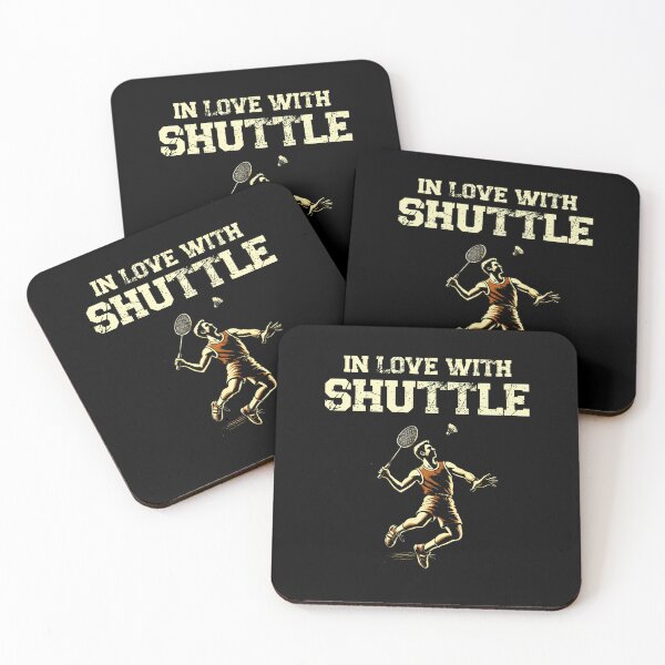Item preview, In Love With Shuttle Badminton Player Shuttlecock Racket designed and sold by kowaldtlbung.