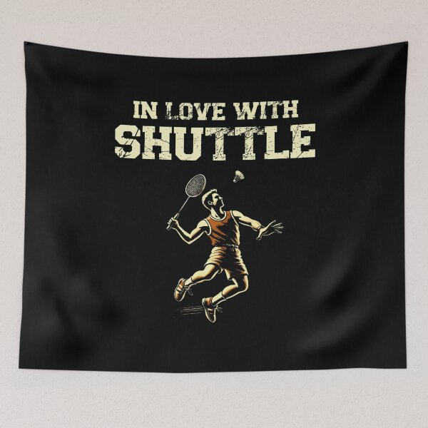 Item preview, In Love With Shuttle Badminton Player Shuttlecock Racket designed and sold by kowaldtlbung.