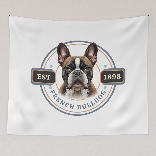 Item preview, French Bulldog – Classic Dog Breed Heritage Emblem designed and sold by TheFlannelDog.