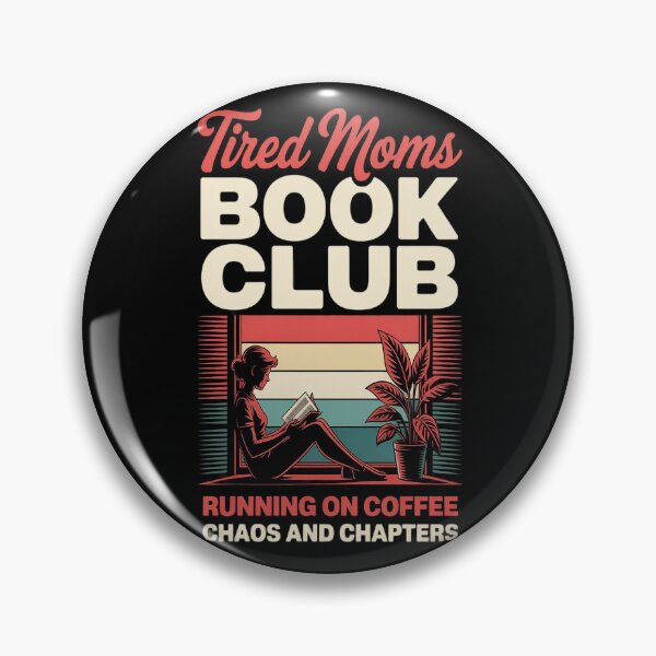 Item preview, Tired Moms Book Club Coffee Chaos Chapters designed and sold by Lucaseinar.