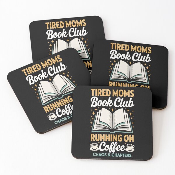 Item preview, Tired Moms Book Club Coffee Chaos Chapters designed and sold by Lucaseinar.