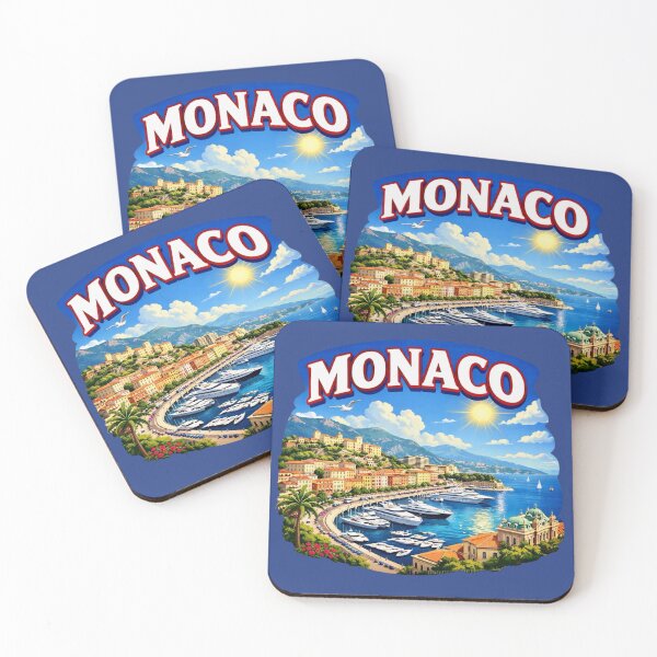 Item preview, Monaco Mediterranean Coast designed and sold by Myra365Art.