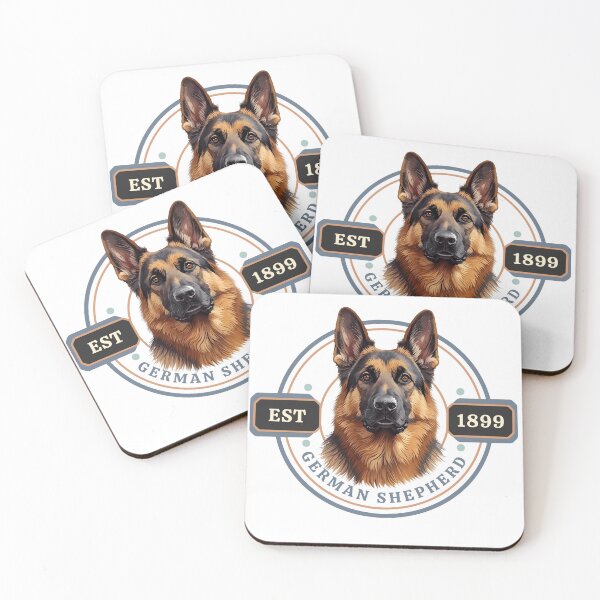 Item preview, German Shepherd – Classic Dog Breed Heritage Emblem designed and sold by TheFlannelDog.