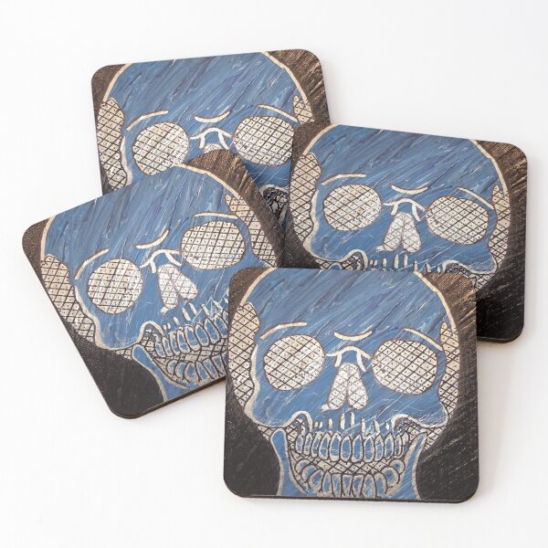 Item preview, Blue skull designed and sold by Wizard-of-Ogden.