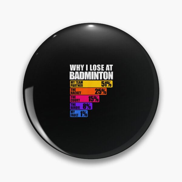 Item preview, Why I Lose At Badminton Humor designed and sold by HerbertKuhn112.