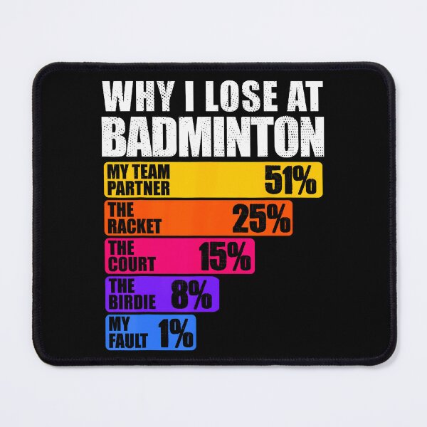 Item preview, Why I Lose At Badminton Humor designed and sold by HerbertKuhn112.
