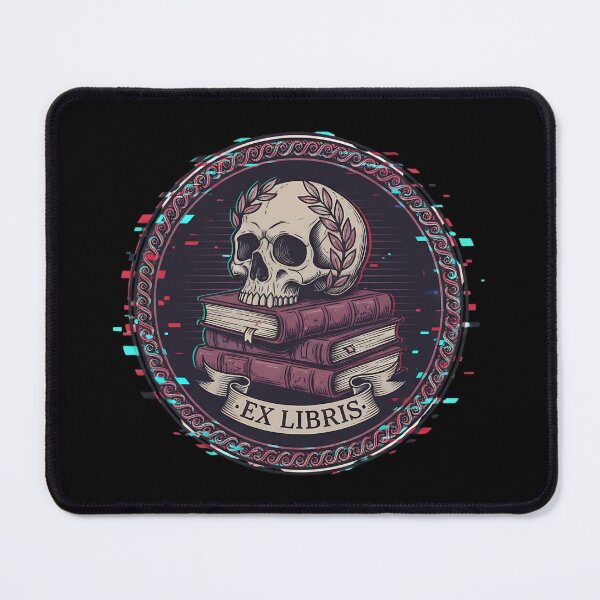 Item preview, Mystical Alchemist Skull Ex Libris Occult Books designed and sold by HoruxDesign.