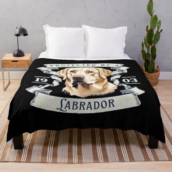 Item preview, Protected By A Labrador designed and sold by TheFlannelDog.