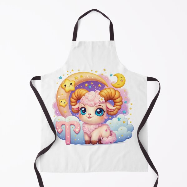 Item preview, Sweet Baby Ram Aries Zodiac Nursery Art designed and sold by LunaPixelStudio.
