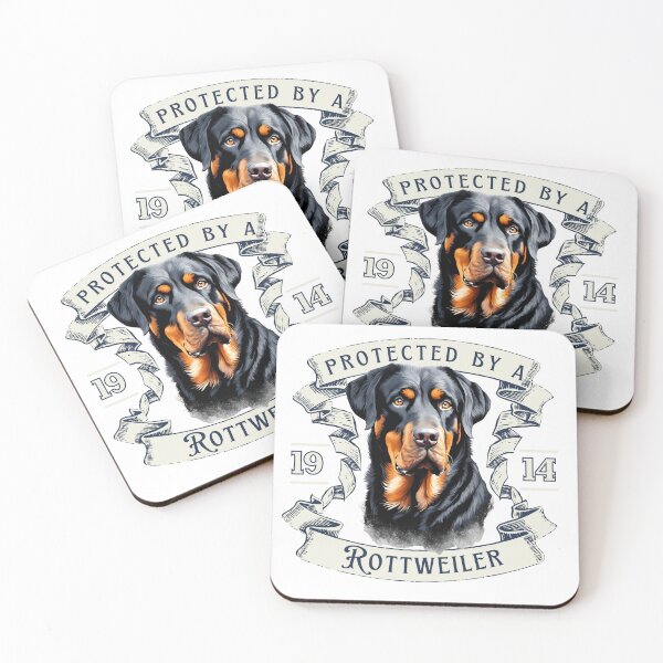 Item preview, Protected By A Rottweiler designed and sold by TheFlannelDog.