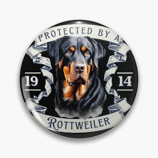 Item preview, Protected By A Rottweiler designed and sold by TheFlannelDog.