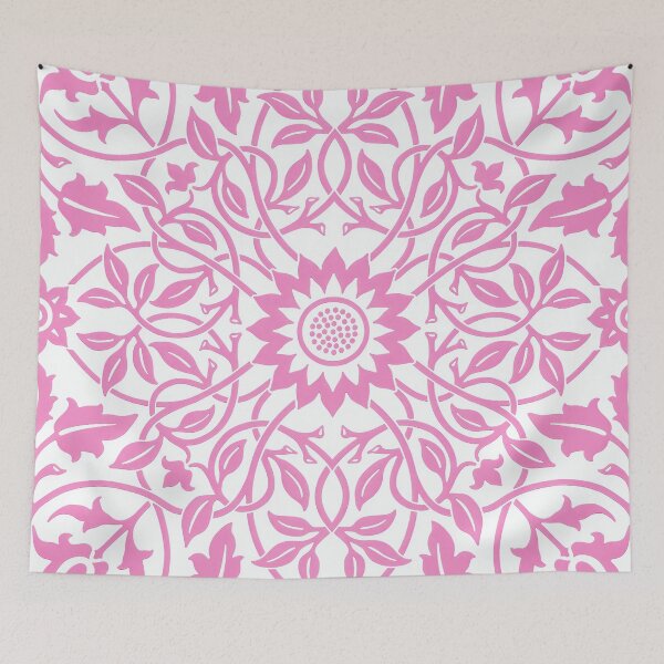 Item preview, William Morris St James Ceiling Pink designed and sold by maniacfitness.