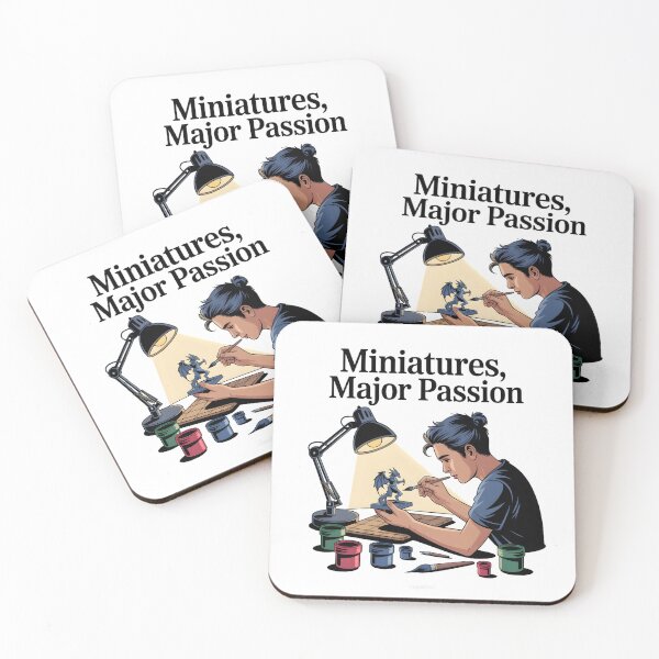 Item preview, Miniatures Major Passion – Miniature Painting Hobby Shirt designed and sold by ImaginedSpace7.