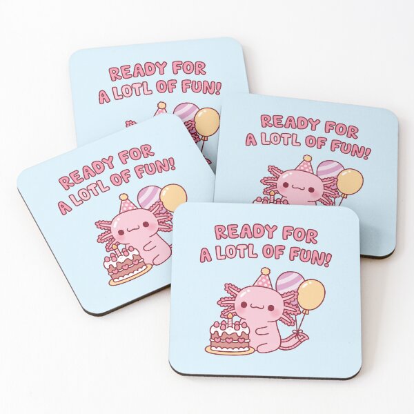 Item preview, Cute Axolotl Birthday Ready For A Lotl Of Fun designed and sold by rustydoodle.