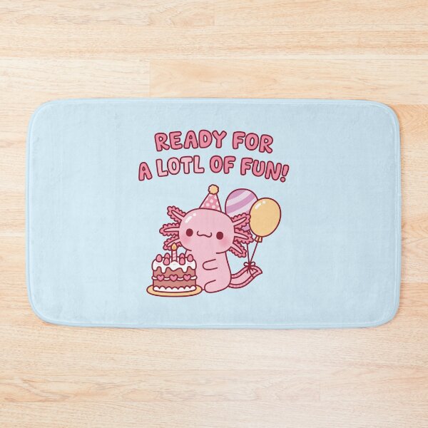 Item preview, Cute Axolotl Birthday Ready For A Lotl Of Fun designed and sold by rustydoodle.