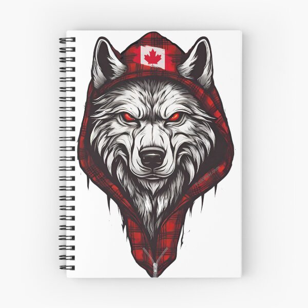 Item preview, Canada Wolf In Plaid designed and sold by TheFlannelDog.