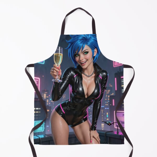 Item preview, Cipher Bluehair Black Suit Champagne Auldlangsyne designed and sold by CathryneDelamort.