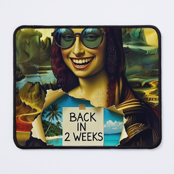 Item preview, Monalisa on holiday  designed and sold by SpraySoul999.