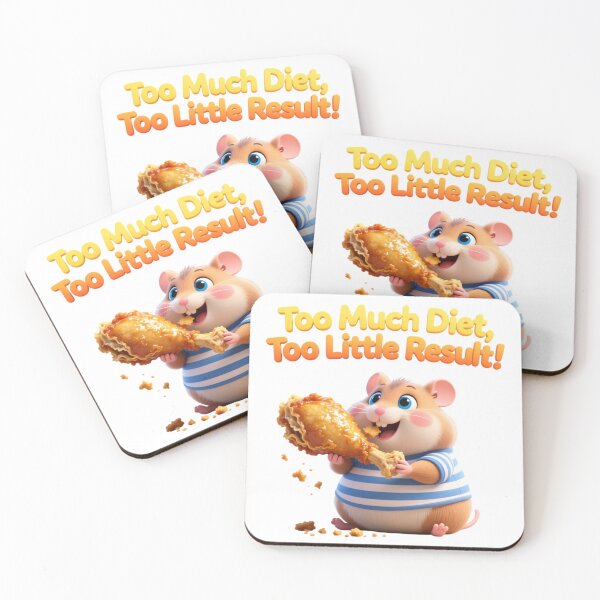 Item preview, Zippy Mouse Too Much Diet Graphic Tee Design designed and sold by Zippy Creation.