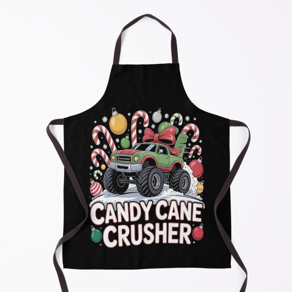 Item preview, Candy Cane Crusher Monster Truck Christmas designed and sold by brinbotty.